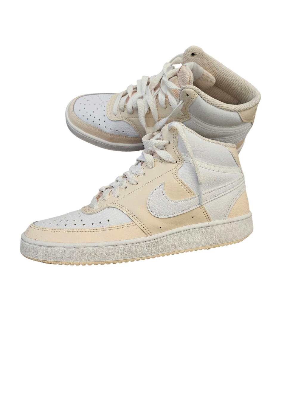 Nike Women's High-Top Sneakers Court Vision Mid Guava Ice White